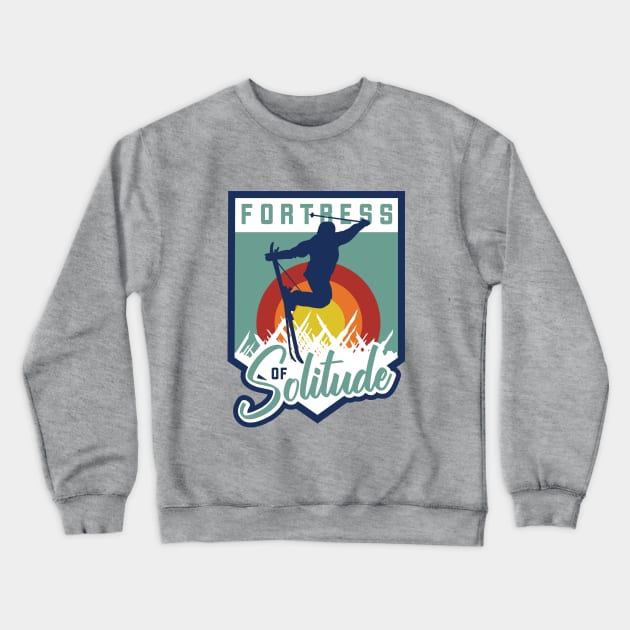 Fortress of Solitude Crewneck Sweatshirt by MindsparkCreative